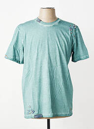 T-shirt broderie manches courtes vert BOB homme