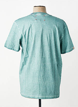T-shirt broderie manches courtes vert BOB homme