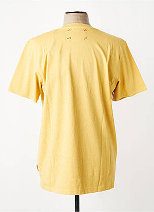 T-shirt coupe cintrée manches courtes jaune BOB homme