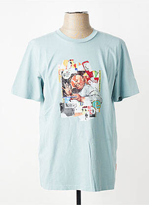 T-shirt coupe cintrée manches courtes vert BOB homme