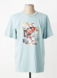 T-shirt coupe cintrée manches courtes vert BOB homme