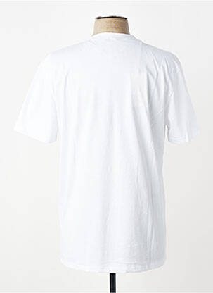 T-shirt coupe cintrée manches courtes blanc BOB homme