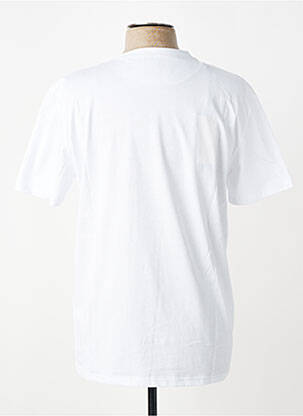 T-shirt coupe cintrée manches courtes blanc BOB homme
