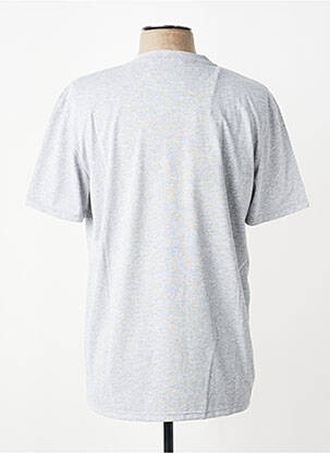 T-shirt tissage chiné manches courtes gris BOB homme
