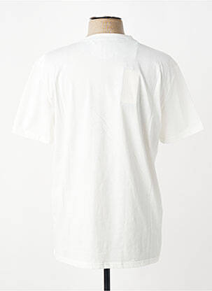 T-shirt broderie manches courtes beige BOB homme