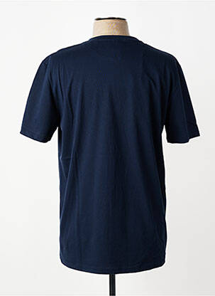 T-shirt broderie manches courtes bleu BOB homme