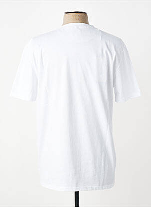T-shirt coupe cintrée manches courtes blanc BOB homme
