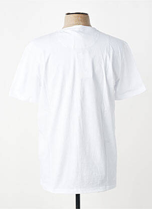 T-shirt coupe cintrée manches courtes blanc BOB homme