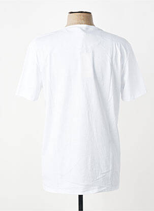 T-shirt coupe cintrée manches courtes blanc BOB homme