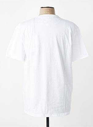 T-shirt broderie manches courtes blanc BOB homme