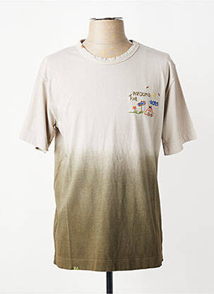 T-shirt broderie manches courtes vert BOB homme