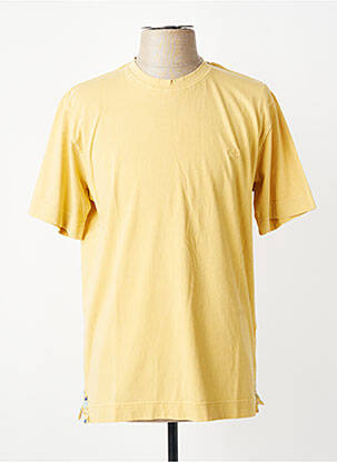 T-shirt coupe cintrée manches courtes jaune BOB homme