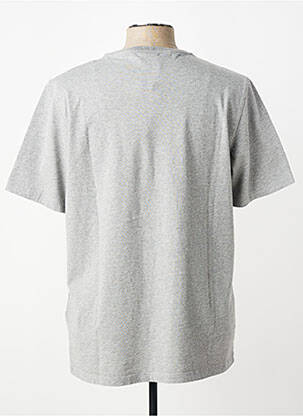 T-shirt tissage chiné manches courtes gris TRAMAROSSA homme