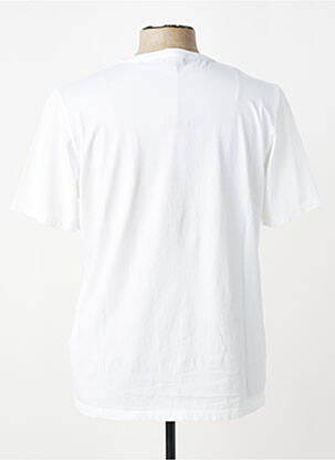 T-shirt coupe cintrée manches courtes blanc TRAMAROSSA homme