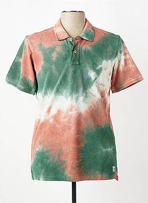 Polo stretch manches courtes vert BOB homme