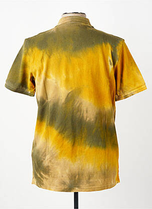 Polo stretch manches courtes jaune BOB homme