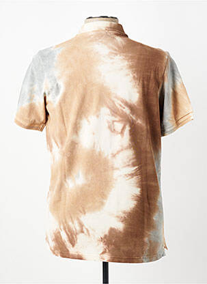 Polo stretch manches courtes beige BOB homme