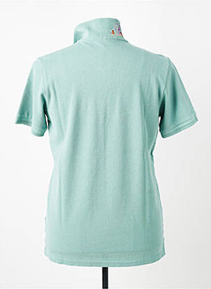 Polo sérigraphie manches courtes vert BOB homme