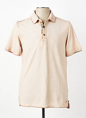Polo stretch manches courtes beige BOB homme