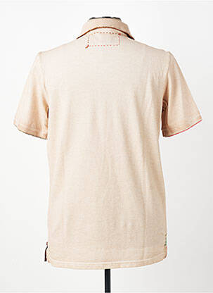 Polo stretch manches courtes beige BOB homme