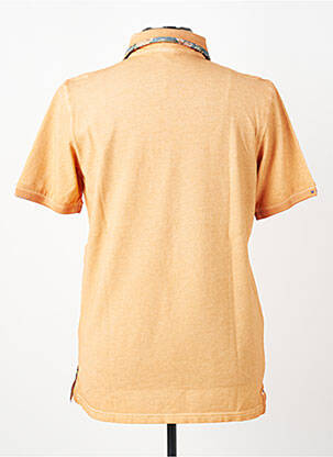 Polo stretch manches courtes orange BOB homme