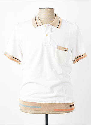 Polo stretch manches courtes beige BOB homme