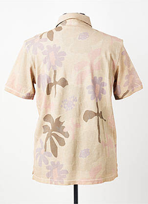 Polo stretch manches courtes beige BOB homme