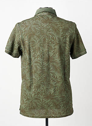 Polo stretch manches courtes vert BOB homme
