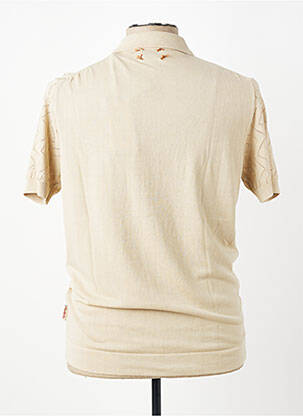 Gilet manches courtes stretch beige BOB homme