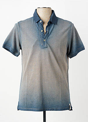 Polo stretch manches courtes bleu BOB homme