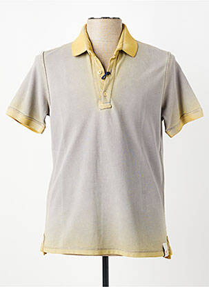 Polo stretch manches courtes jaune BOB homme