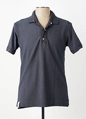 Polo stretch manches courtes marron BOB homme