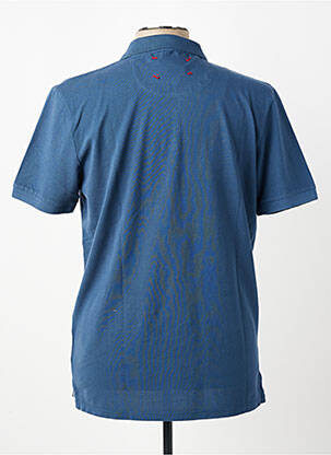 Polo stretch manches courtes bleu BOB homme