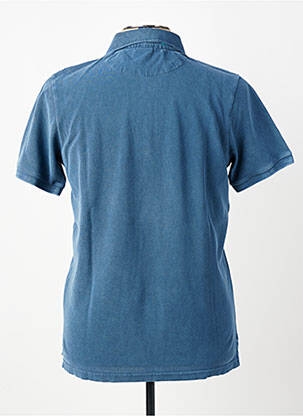 Polo stretch manches courtes bleu BOB homme