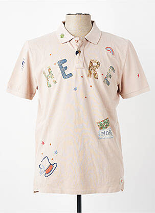 Polo stretch manches courtes rose BOB homme