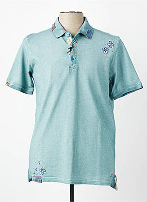 Polo stretch manches courtes vert BOB homme