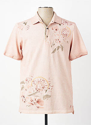 Polo stretch manches courtes rose BOB homme