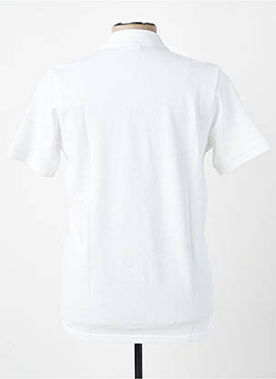 Polo stretch manches courtes blanc BOB homme