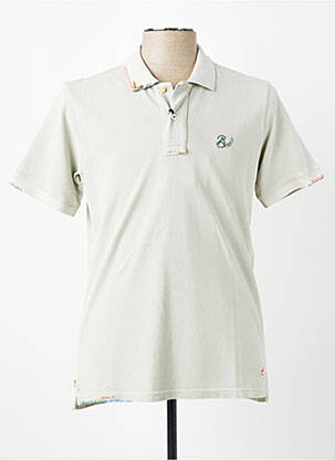 Polo stretch manches courtes beige BOB homme