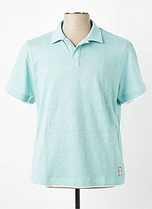 Pull stretch manches courtes bleu BOB homme