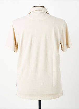 Polo stretch manches courtes beige BOB homme