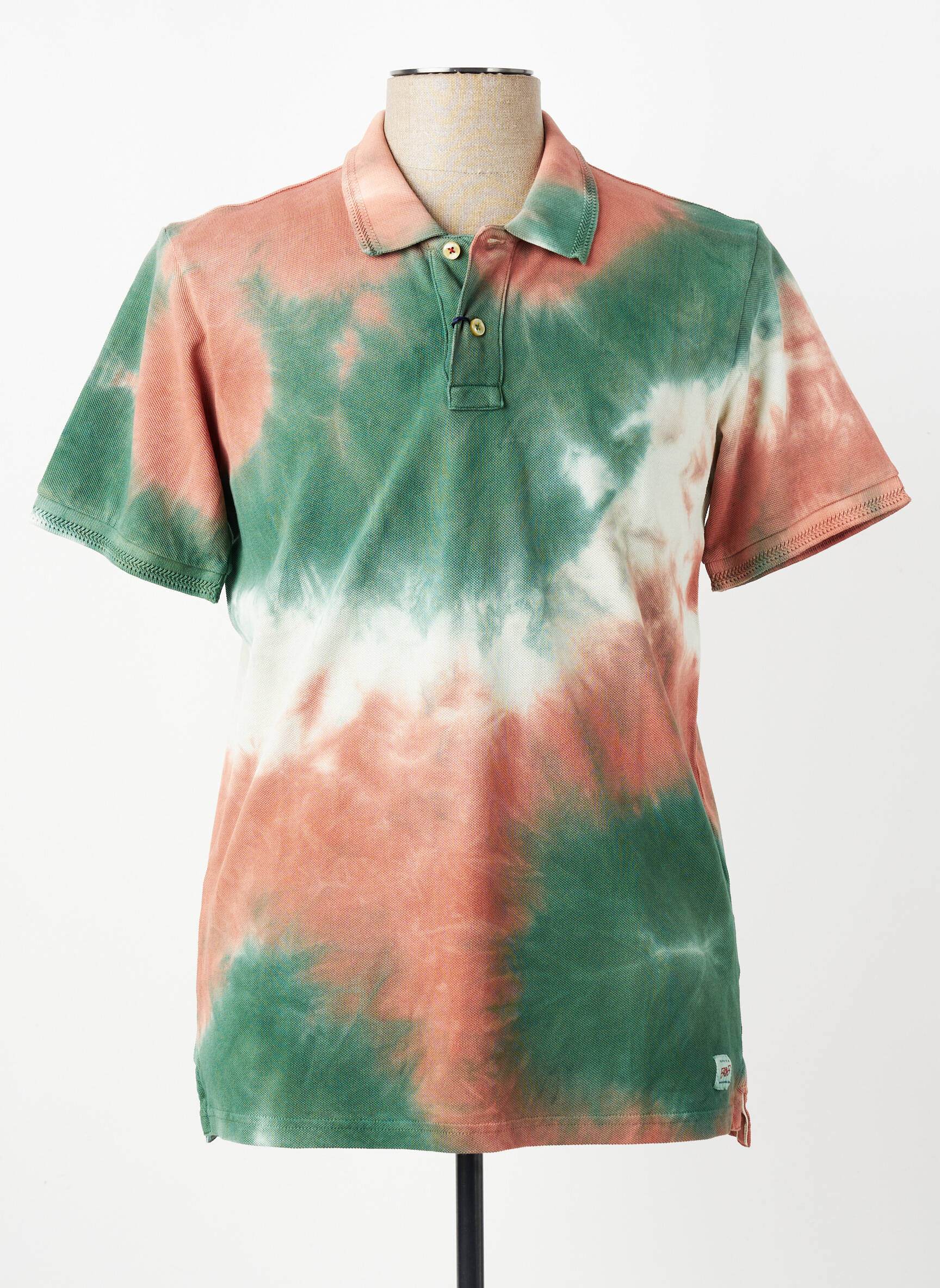 Polo stretch manches courtes vert BOB homme