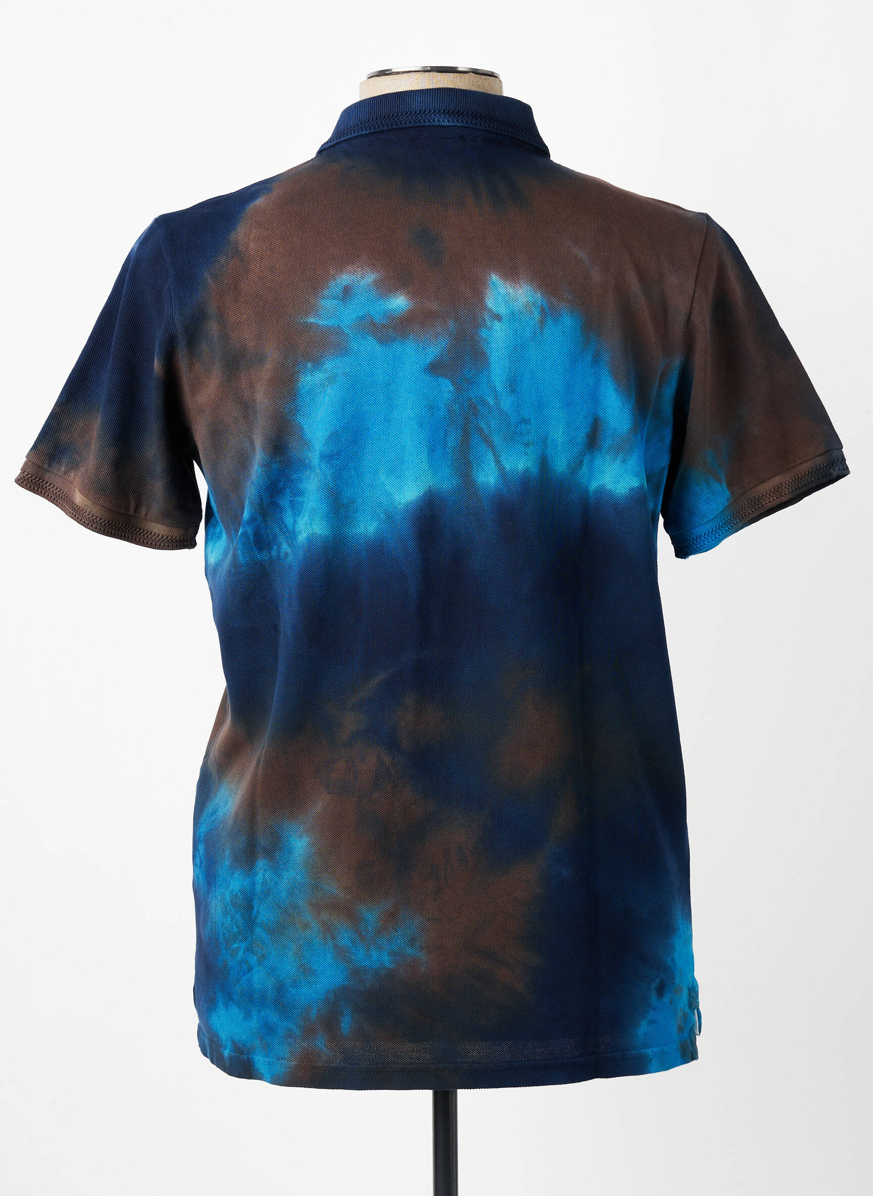 Polo stretch manches courtes bleu BOB homme