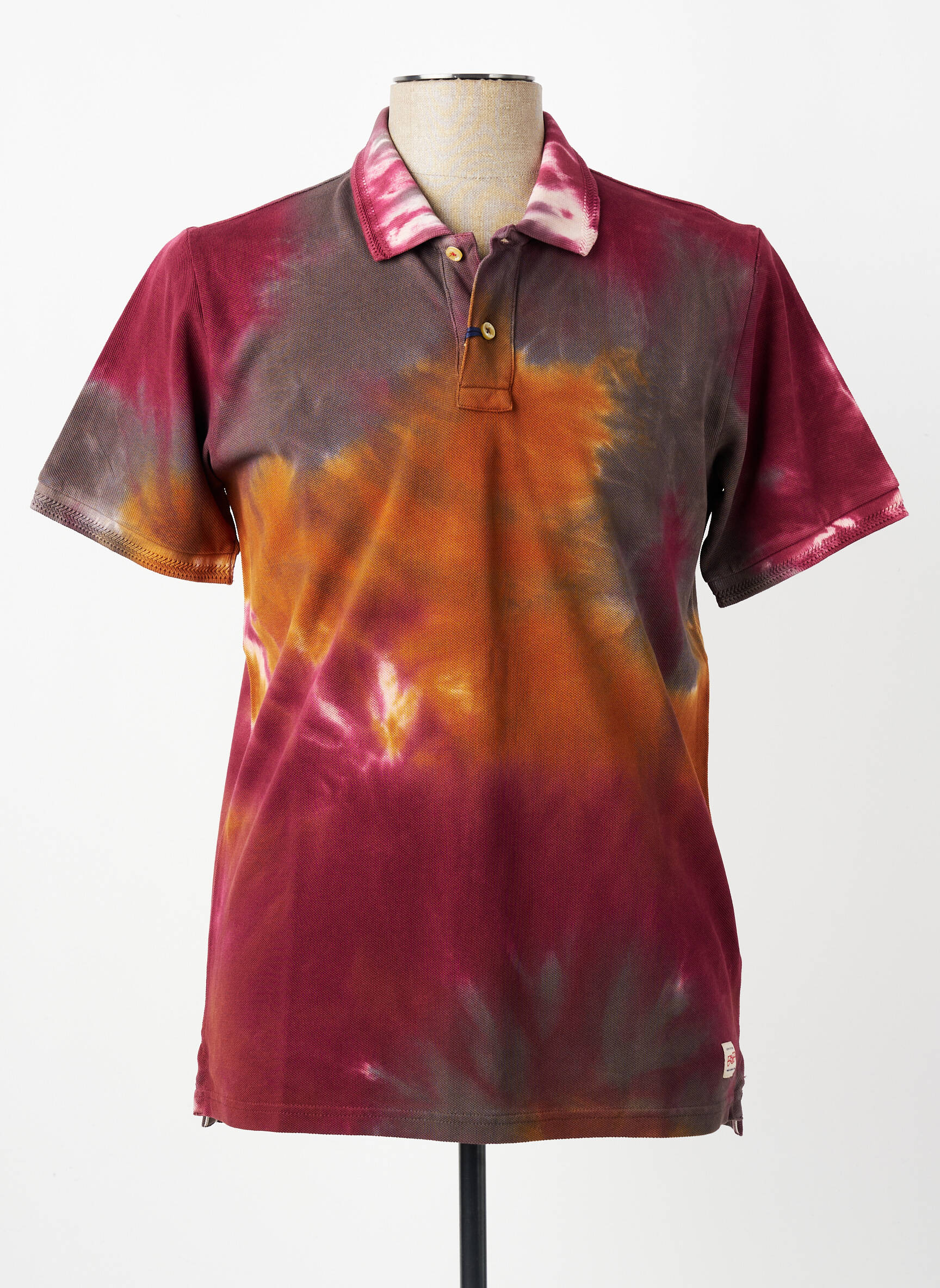Polo stretch manches courtes rouge BOB homme
