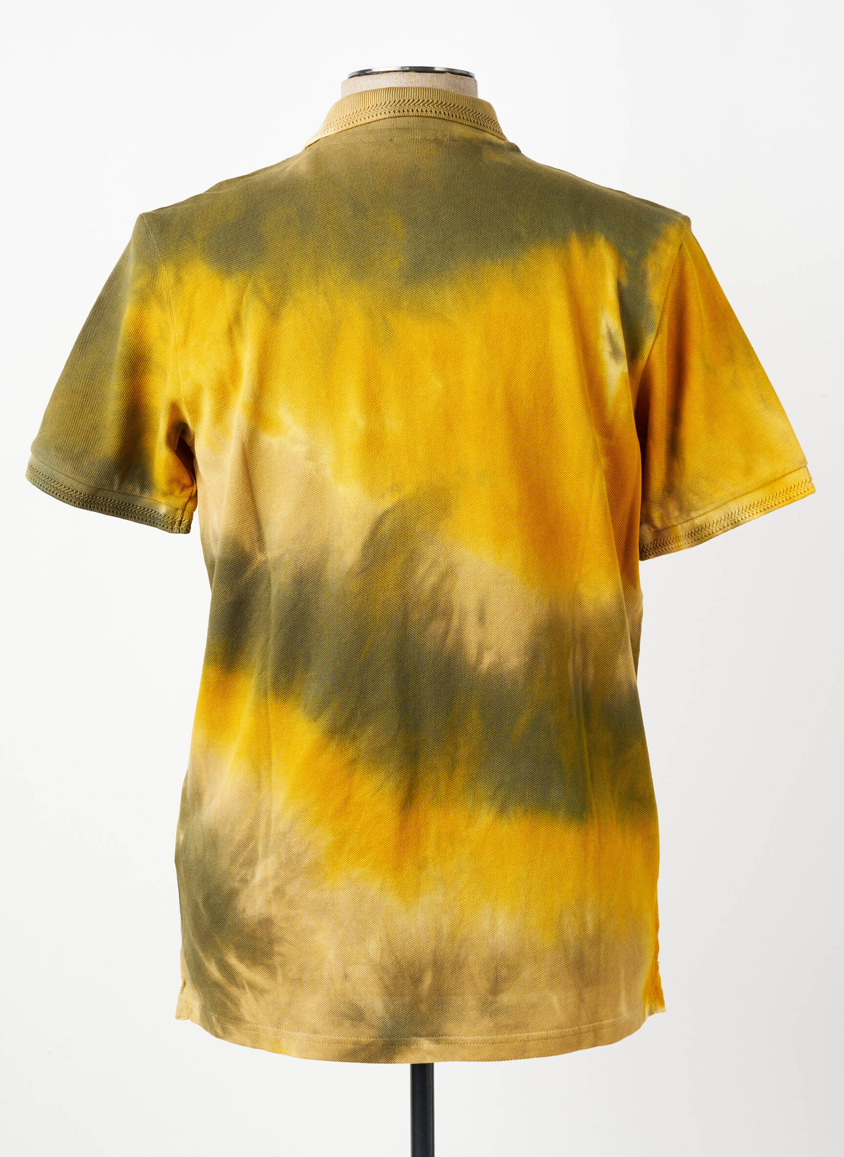 Polo stretch manches courtes jaune BOB homme