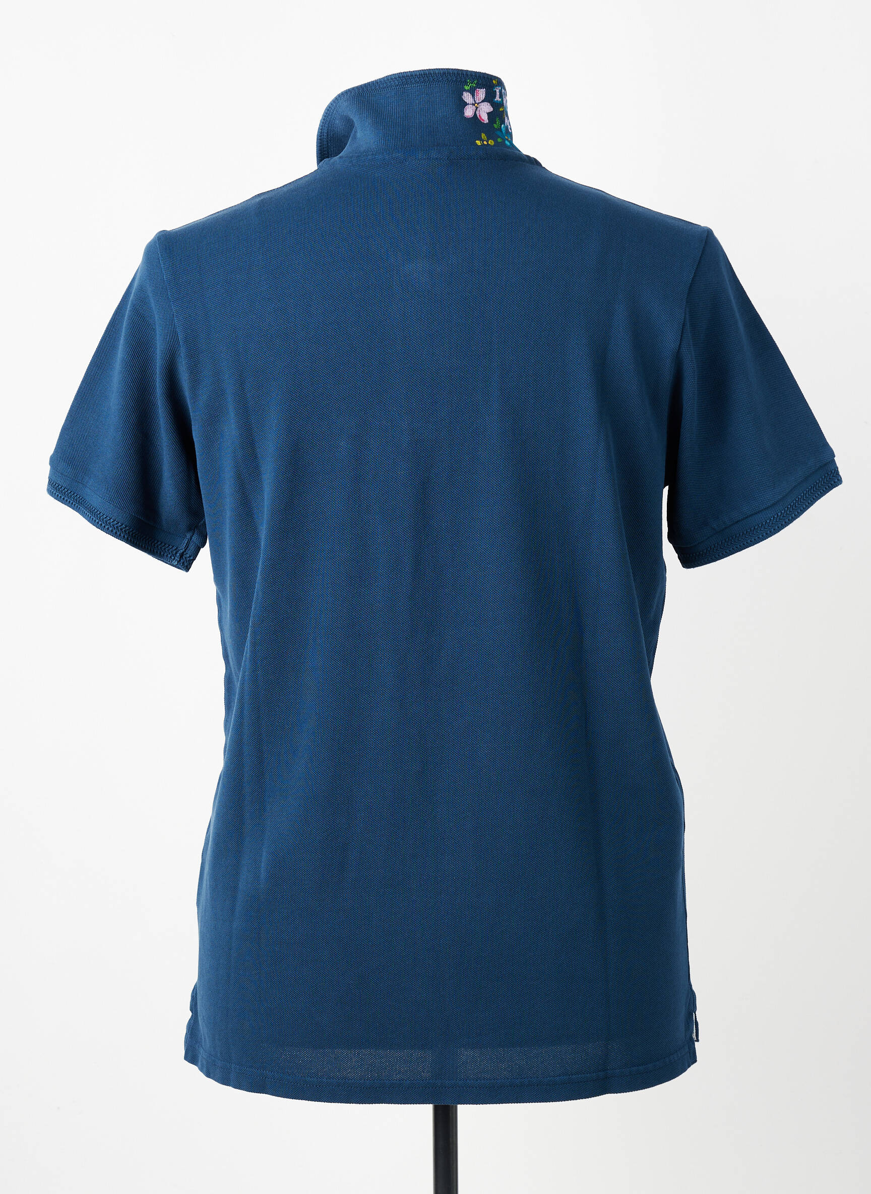 Polo sérigraphie manches courtes bleu BOB homme