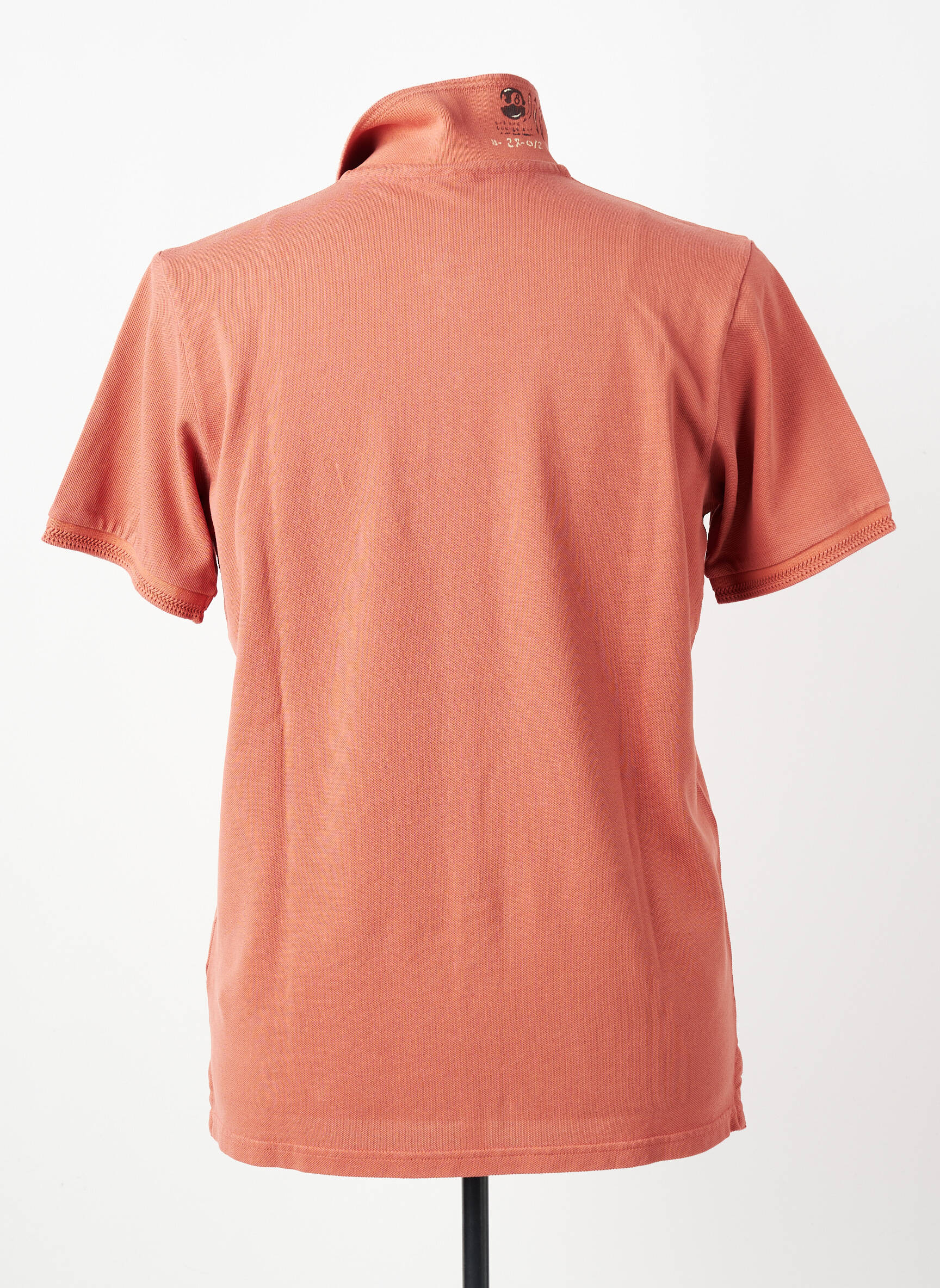 Polo sérigraphie manches courtes orange BOB homme