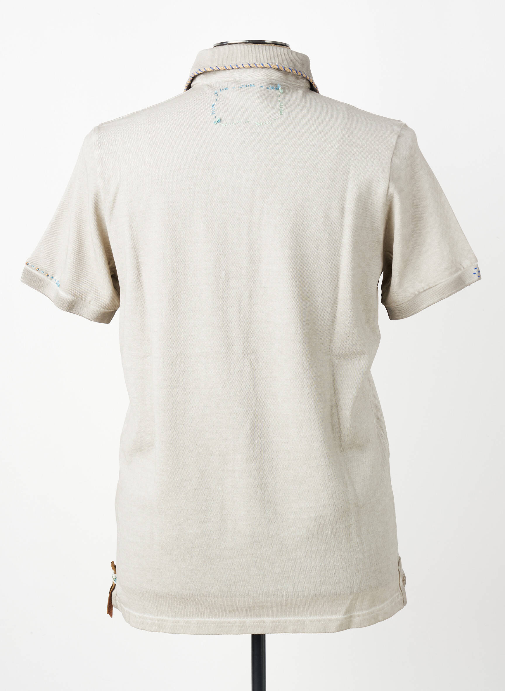 Polo stretch manches courtes gris BOB homme