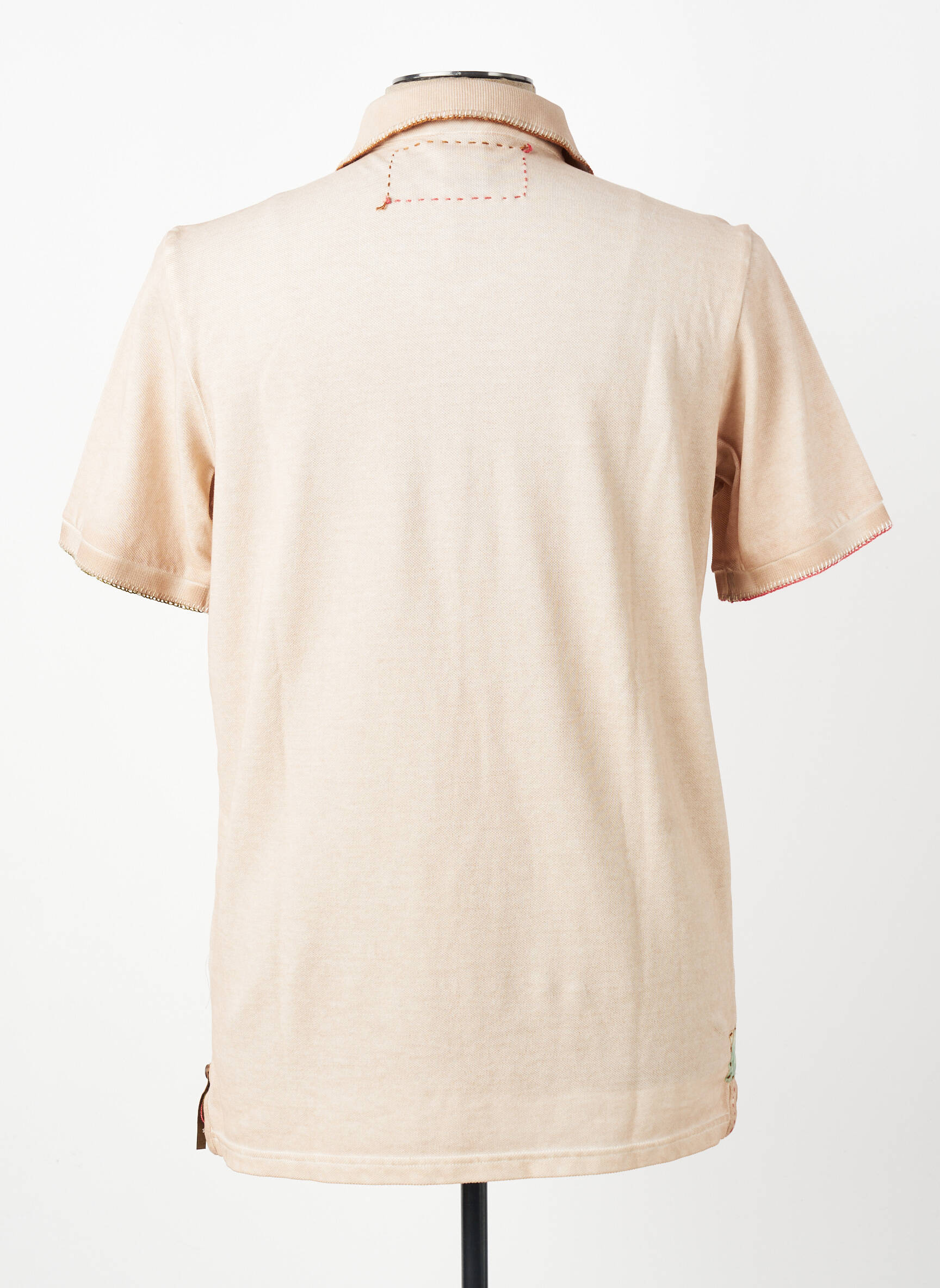 Polo stretch manches courtes beige BOB homme