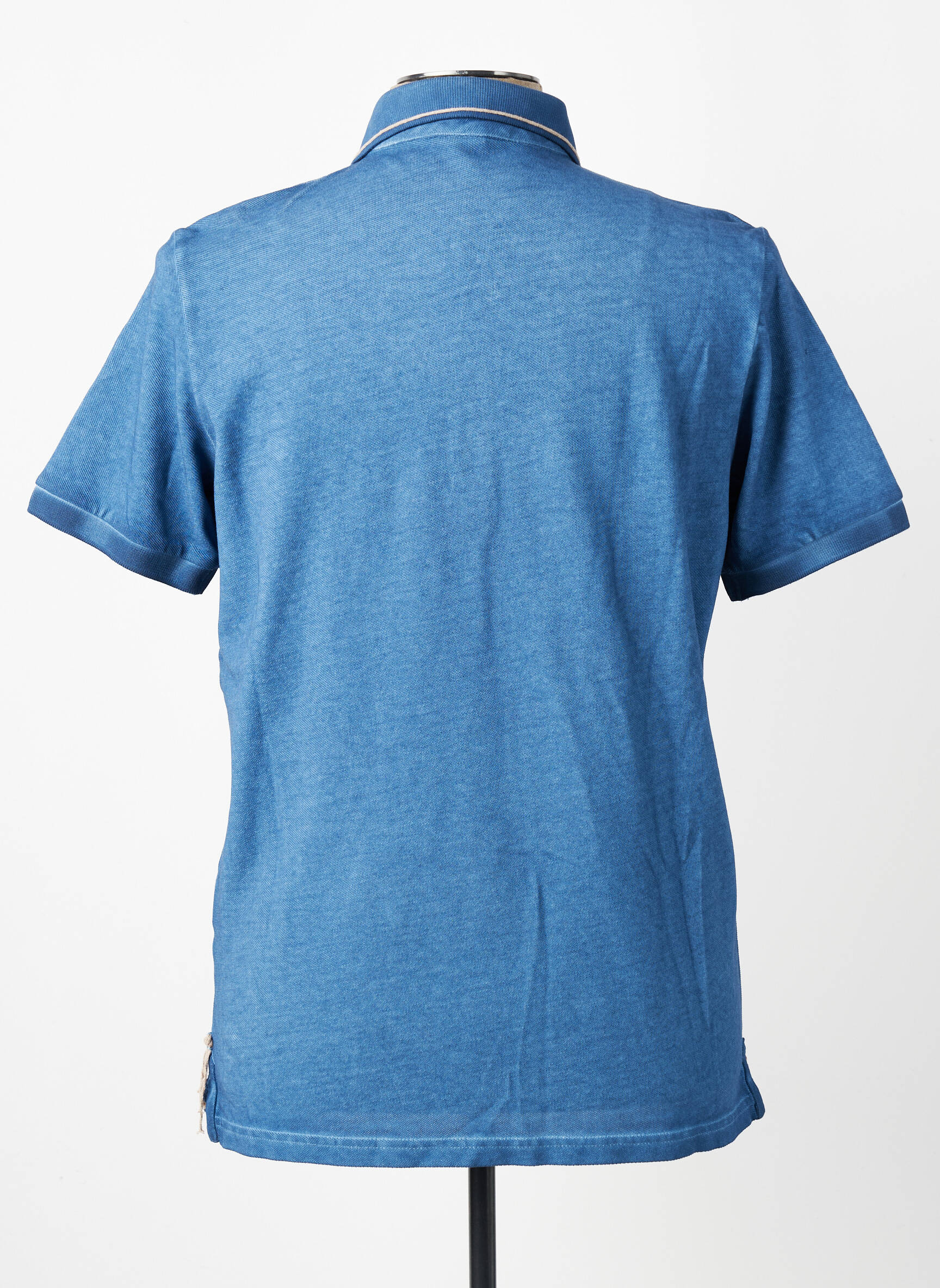 Polo stretch manches courtes bleu BOB homme